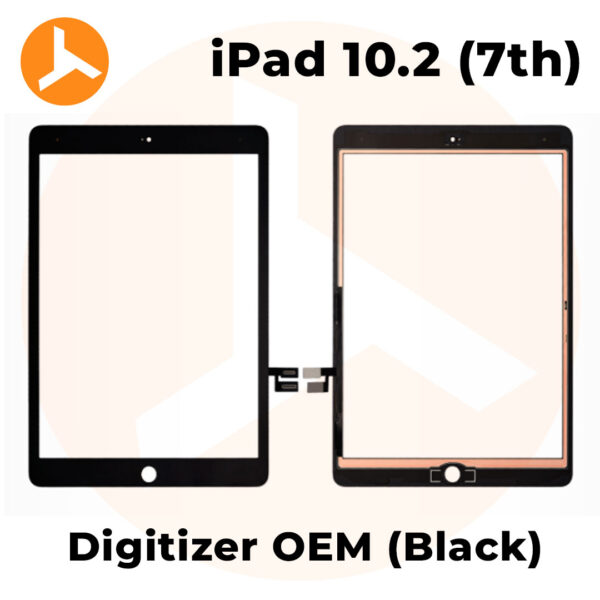 Black OEM Digitizer for iPad 7th GEN (10.2)