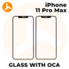 Glass with OCA for iPhone 11 Pro Max