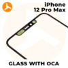 Glass with OCA for iPhone 12 Pro Max - Image 2