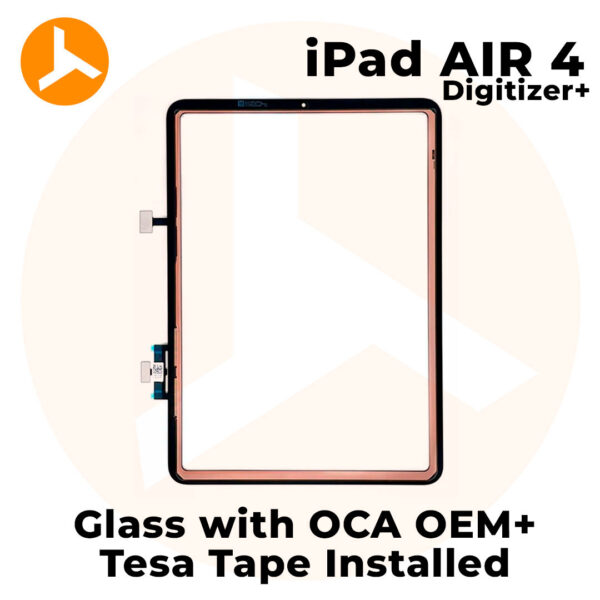 Digitizer with OCA (OEM) + Tesa Tape Installed for iPad Air 4