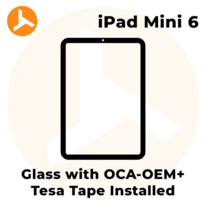 Glass with OCA (OEM) + Tesa Tape Installed for iPad Mini 6