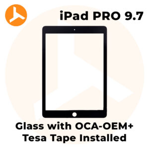 Glass with OCA (OEM) + Tesa Tape Installed for iPad Pro 9.7