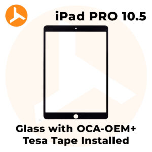 Glass with OCA (OEM) + Tesa Tape Installed for iPad PRO 10.5