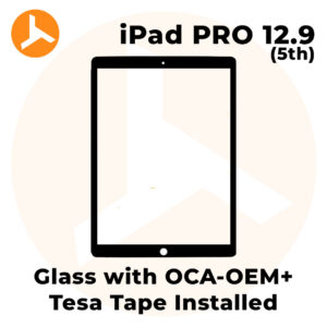 Glass with OCA (OEM) + Tesa Tape Installed for iPad Pro 12.9 (5th GEN)